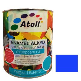 Enamel alkyd Universal ATOLL ПФ-115 blue 0.8 Kg