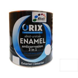 Enamel anti-corrosion Atoll Orix Color 3 in 1, 2 l white RAL 9010