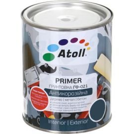 Anticorrosion primer Atoll ГФ-021 0.9 kg red-brown