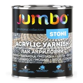 Лак акриловый для камня Jumbo Stone глянцевый 0.7 л