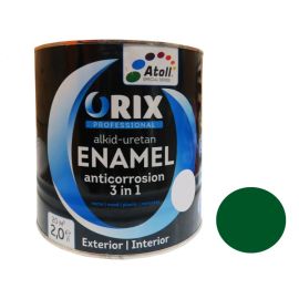 Эмаль-экспресс ORIX HAMMER 3 в 1 (антикоррозионная)изумруд 0,7 кг
