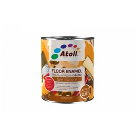 Эмаль для пола Atoll PF 226 Floor enamel красно коричневый глянцевый 2,8 кг