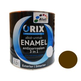 Enamel express ORIX HAMMER 3 в 1 (anticorrosion) chocolate 0,7 kg