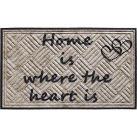 Mat Hamat Amaron Home is where the heart is 45x75 cm