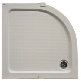 Shower tray  oval Blackline 90x90x13