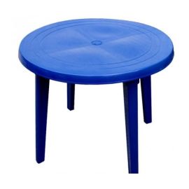 ALEANA მრგვალი მაგიდა მუქი ლურჯი 90სმ