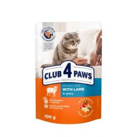 Jelly 4 Paws for cats with lamb meat 0.1 kg