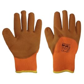 Latex coated warm gloves M2M P-XY-WA01 S10