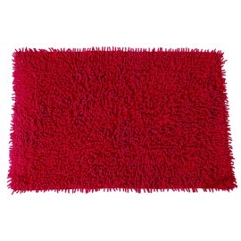 Bath mat MSV 140508 60x40 cm burgundy red