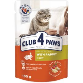 Желе 4 Paws для кошек кролик  0,1кг