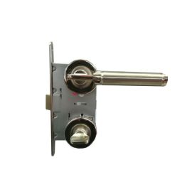 Set handle and WC lock BT Group BORA AGB 70 mm. nickel
