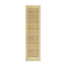 Двери жалюзийные деревянные Сосна Woodtechnic 1400х394 мм