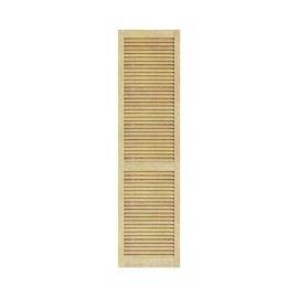 Двери жалюзийные деревянные Сосна Woodtechnic 2422х494 мм