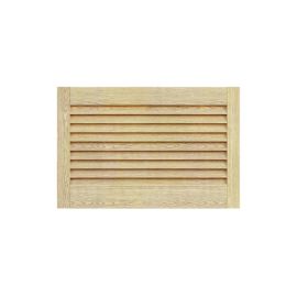 Doors wooden panel jalousie Woodtechnic pine 395х494