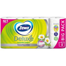 ტუალეტის ქაღალდი Zewa Deluxe გვირილა 8 ც