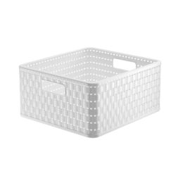 Storage basket Rotho 14l COUNTRY white
