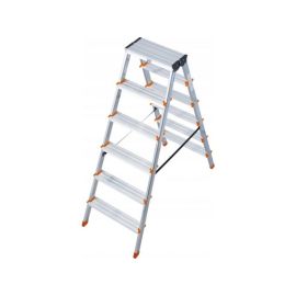 Aluminum ladder Krause 120427 Dopplo 2x6 110 cm