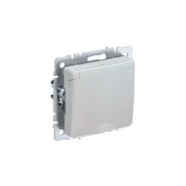 Socket IEK BRITE 1 16A IP44 RSbsh10-3-44-Brj with grounding without frame