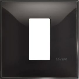 Frame Bticino 1 module black Classia