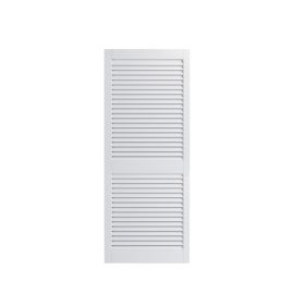 Wooden louvered doors Pine Woodtechnic 2422x494 white