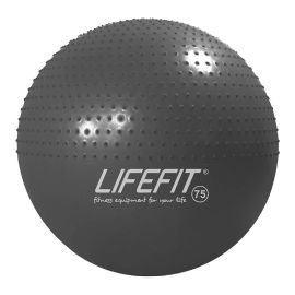 Мяч для гимнастики серый LIFEFIT 75 см