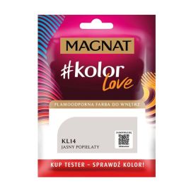 საღებავი-ტესტი ინტერიერის Magnat Kolor Love 25 მლ KL14 ღია ნაცრისფერი