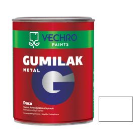 საღებავი ზეთის ლითონისთვის Vechro Gumilak metal თეთრი აბრეშუმისებრი 2,5 ლ