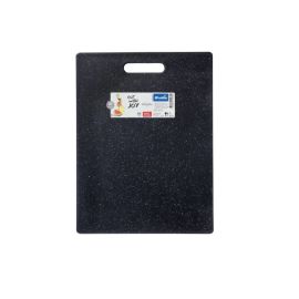 Cutting board plastic Rotho 36,5x27,5x0,9cm black