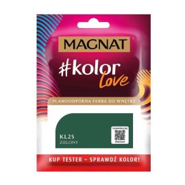 Краска-тест интерьерная Magnat Kolor Love 25 мл KL25 зеленая
