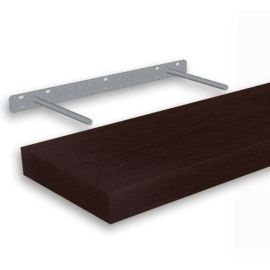 Shelf with hidden fastening wenge VELANO 65144 120x25 cm