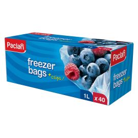 Пакет для заморозки продуктов Paclan 1л 40 шт