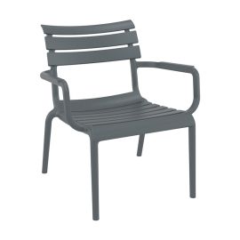Кресло темно-серый Paris Lounge 76x70x68 см