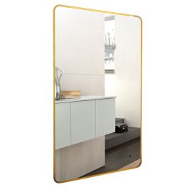 Зеркало золотой бесконтактный сенсор  Silver Mirrors Incanto 600х1000