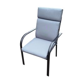 Кресло черное с серой подушкой Gardex Patio 70x60x95 см