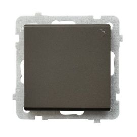 Switch pass-through without frame Ospel Sonata chocolate metallic