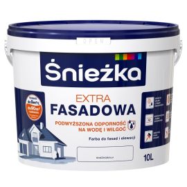 Facade paint Sniezka Extra Fasad white 10 l