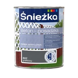 Concrete paint Sniezka B07 0,8 l graphite