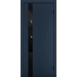 Door block Terminus Solid 802 sapfir  №802 Glass - black planilac 38x800x2150 mm