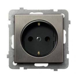 Socket OSPEL 16A with grounding without frame