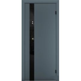 Door block Terminus Solid 802 malachite №802 Glass - black planilac 38x700x2150 mm