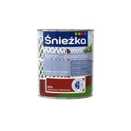 Concrete paint Sniezka B03 0.8l red oxide
