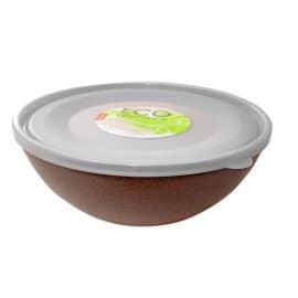 Bowl with lid Aleana 2l ECO WOOD brown