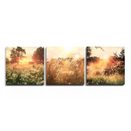 Painting on the canvas Styler ST767 SUMMERY 32x32 cm 3pcs