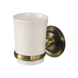Toothbrush cup Bisk Deco Antic Brass