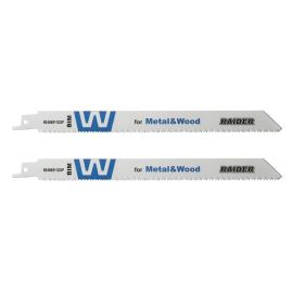 Reciprocating saw blade for metal and wood Raider RD-BIMS1122VF 225 X 0.9 (1.8-2.6) mm 2 pcs