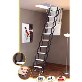 Лестница чердачная Minka Elegance 70x120x3250 мм металл/дерево