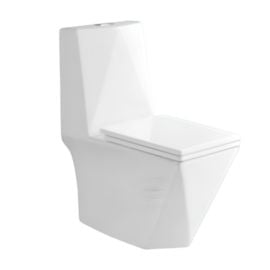 Monoblock floor-standing toilet Osis 304 white 66x34x78 cm