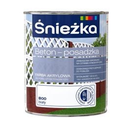 Concrete paint Sniezka B00 0.8l white