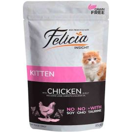 Wet food for kitten Felicia chicken 85gr