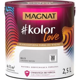 საღებავი ინტერიერის Magnat Kolor Love 2.5 ლ KL13 ცივი ბეტონი